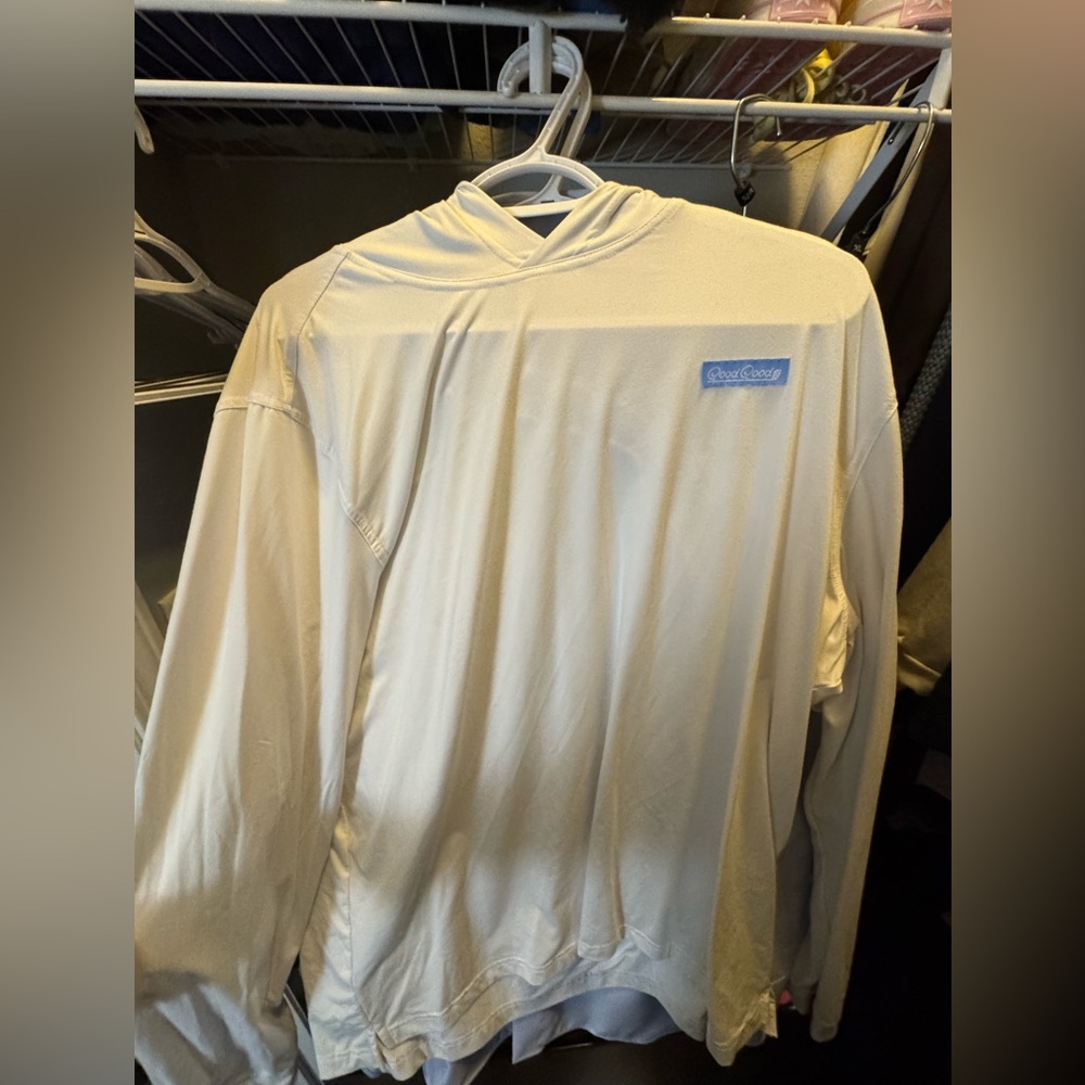 Good Good White and Blue Pullover